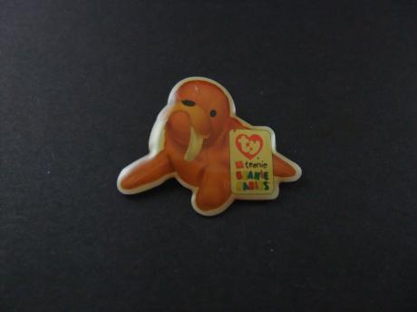 McDonalds Happy Meal Toy TY Teenie Beanie Babies (Tusk the Walrus ) USA 2000